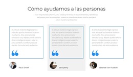 Lo Que Los Clientes Quieren Decir - Tema CSS Gratuito