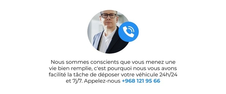 Appelez-nous et obtenez des réponses Modèles de constructeur de sites Web