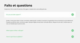 Questions Sur - Free HTML Website Builder