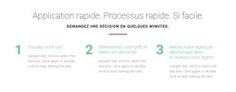 Trois Règles Et Étapes - Modèle HTML5 Professionnel