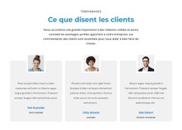 Modèle HTML5 Qu'En Pensent Les Clients Pour N'Importe Quel Appareil