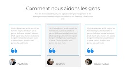 Ce Que Les Clients Veulent Dire – Thème WordPress Génial