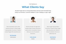 What do customers think - Html Code Example by Nicepage
