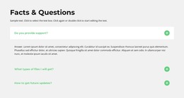 Questions About - Site Template