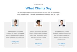 What Do Customers Think HTML5 Template