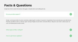Kérdések A - Free HTML Website Builder