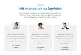 Mit Gondolnak A Vásárlók – A Legjobb HTML-Sablon