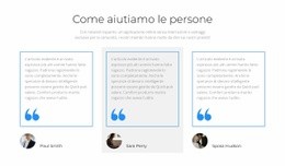 Cosa Vogliono Dire I Clienti - HTML Web Page Builder