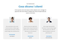 Cosa Ne Pensano I Clienti - Prototipo Del Sito Web