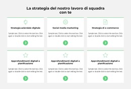 Strategia Di Sviluppo Della Crisi Modello CSS Della Tabella