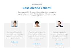 Cosa Ne Pensano I Clienti Modello HTML5