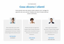 Modello HTML5 Cosa Ne Pensano I Clienti Per Qualsiasi Dispositivo