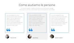 Cosa Vogliono Dire I Clienti: Modello Di Una Pagina Per Qualsiasi Dispositivo