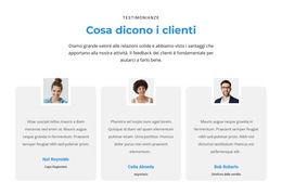 Cosa Ne Pensano I Clienti - Miglior Design Del Modello Di Sito Web