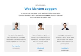 Wat Vinden Klanten? - WordPress-Thema
