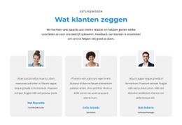 Wat Vinden Klanten? - Creatieve Multifunctionele Websitebouwer