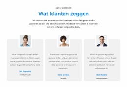 Wat Vinden Klanten? - Website-Prototype