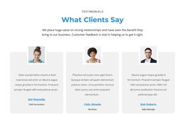 What Do Customers Think - One Page Template Inspiration