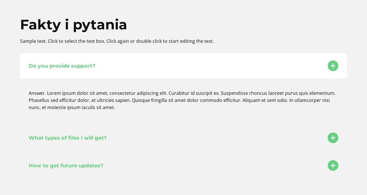 Pytania o Szablon CSS