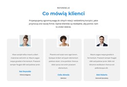 Co Myślą Klienci - Najlepszy Szablon HTML