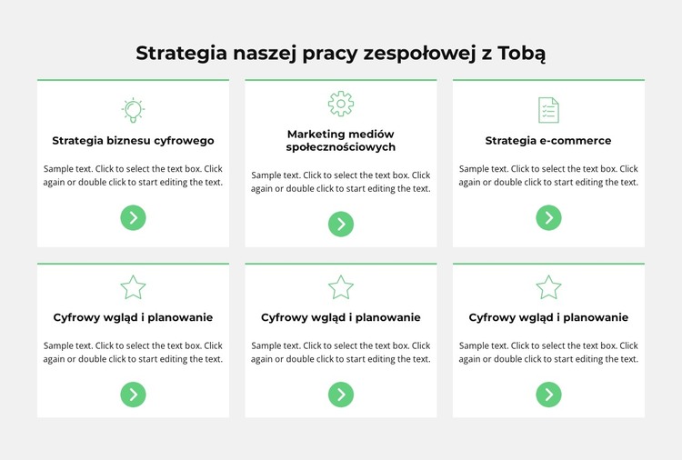 Strategia rozwoju kryzysowego Szablon HTML