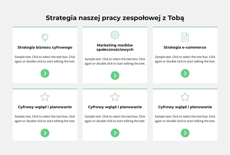 Strategia rozwoju kryzysowego Szablon HTML5