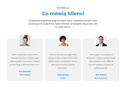 Co Myślą Klienci - Najlepszy Projekt Szablonu Strony Internetowej