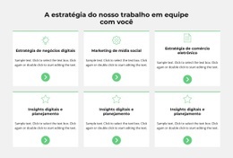 Estratégia De Desenvolvimento De Crise - Maquete De Site Incrível