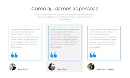 O Que Os Clientes Querem Dizer Modelo CSS Gratuito