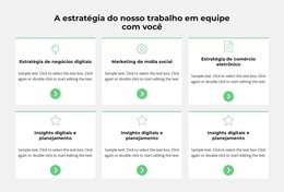 Página Da Web Para Estratégia De Desenvolvimento De Crise