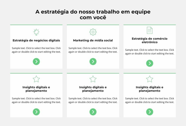 Estratégia de desenvolvimento de crise Landing Page