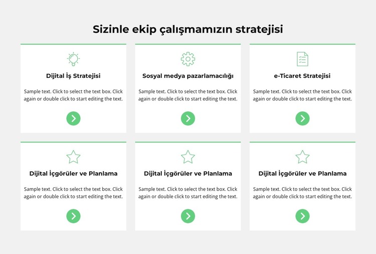 Kriz geliştirme stratejisi HTML Şablonu