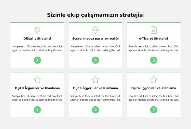 Kriz geliştirme stratejisi HTML5 Şablonu