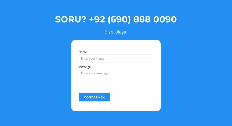 Sorularım var Joomla Şablonu