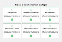 Kriz Geliştirme Stratejisi Tek Sayfalık Şablon