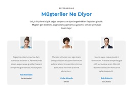 Müşteriler Ne Düşünüyor - WordPress Teması