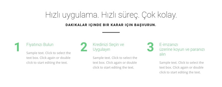 Üç kural ve adım WordPress Teması