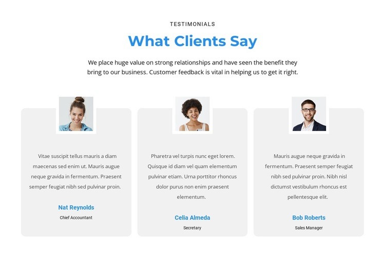 What do customers think Web Page Design