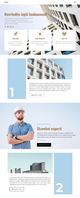 Architektonický Ateliér – Bezplatné Šablony Motivů Html5