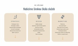 Nabízíme Různé Služby - Responzivní Design