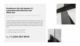 Junges Bauunternehmen - Design Für Eine Seite