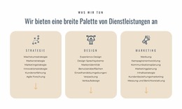 Fantastische Joomla-Vorlage Für Wir Bieten Verschiedene Dienstleistungen An