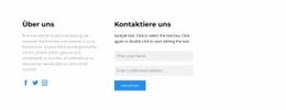Kontaktieren Sie Uns Auf Verschiedenen Wegen Website-Design
