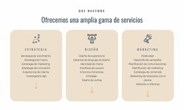 Ofrecemos Diferentes Servicios - HTML Website Builder