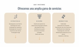 Ofrecemos Diferentes Servicios - Maqueta De Diseño Web