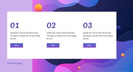 Bloque De Texto Numerado: Plantilla HTML5 De Una Sola Página