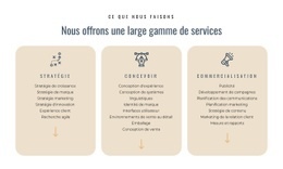 Nous Offrons Différents Services - Créateur De Sites Web Créatifs Et Polyvalents