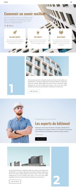 HTML5 Réactif Pour Atelier D'Architecture