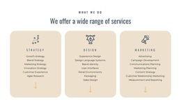 We Offer Different Services - HTML5 Template Inspiration