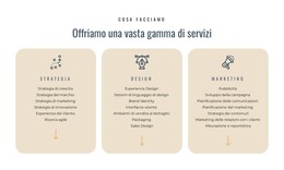 Offriamo Diversi Servizi - Modello Di Una Pagina